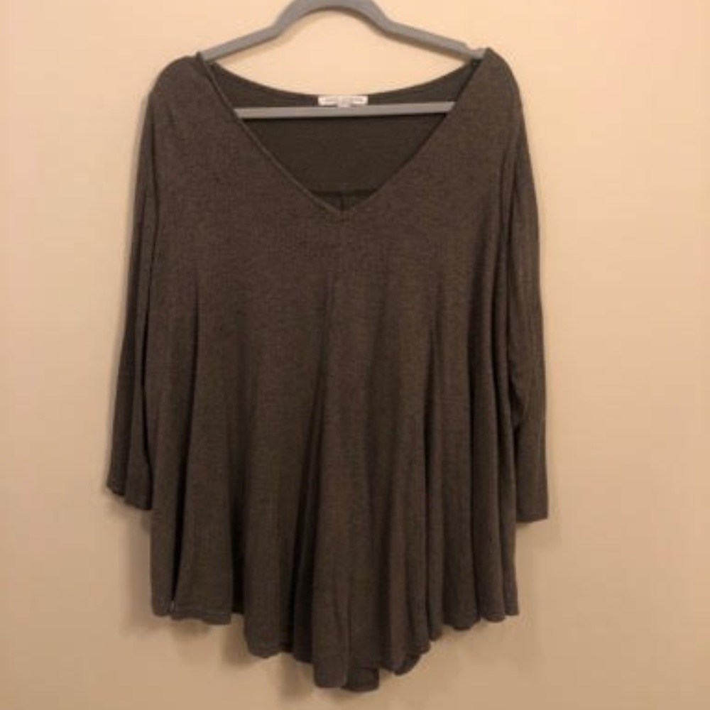 Green Envelope Plus Size Blouse